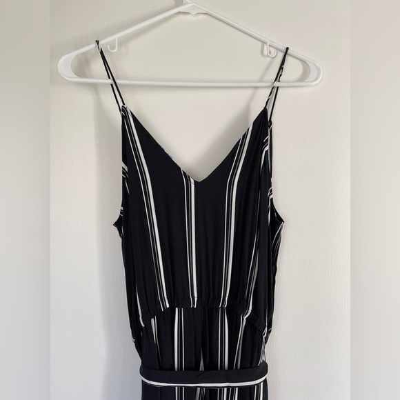 LOFT Striped Wide Leg Jumpsuit - Picture 6 of 8